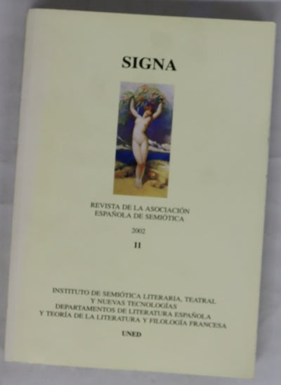 Signa : revista de la Asociación Española de Semiótica, número 11