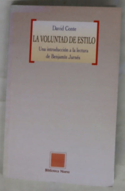 La voluntad de estilo
