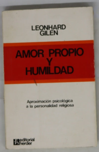 Amor propio y humildad aproximación psicológica a la personalidad religiosa