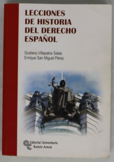 Lecciones de historia del derecho español
