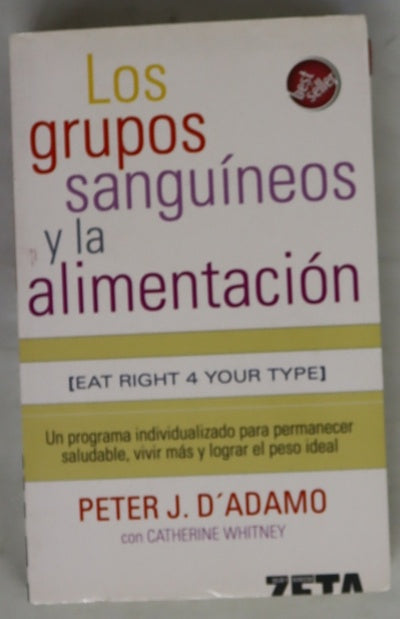 Los grupos sanguíneos y la alimentación