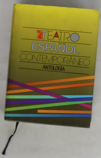 Teatro español contemporáneo antología