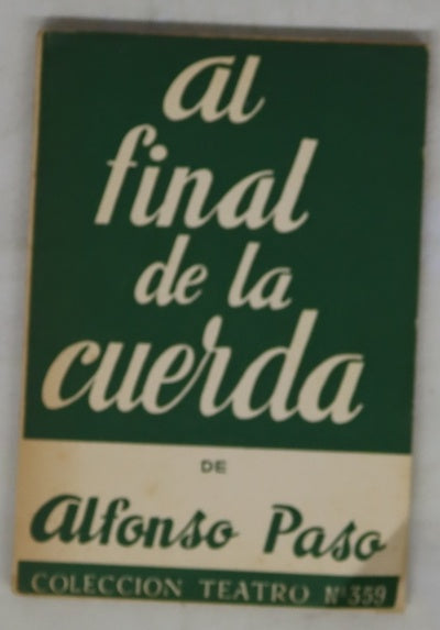 Al final de la cuerda obra en dos actos