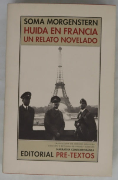 Huida en Francia un relato novelado