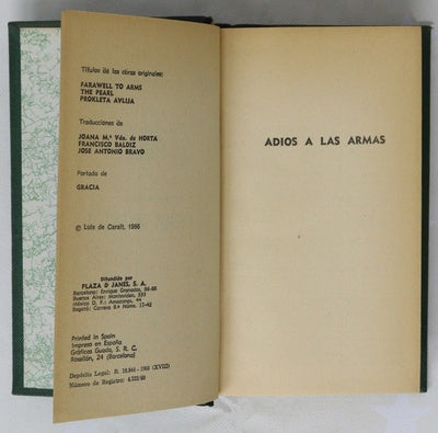 Adios a las armas