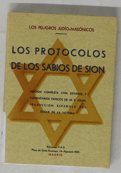 Los protocolos de los sabios de Sión
