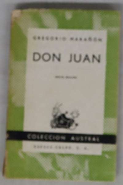 Don Juan : Ensayos sobre el origen de su leyenda