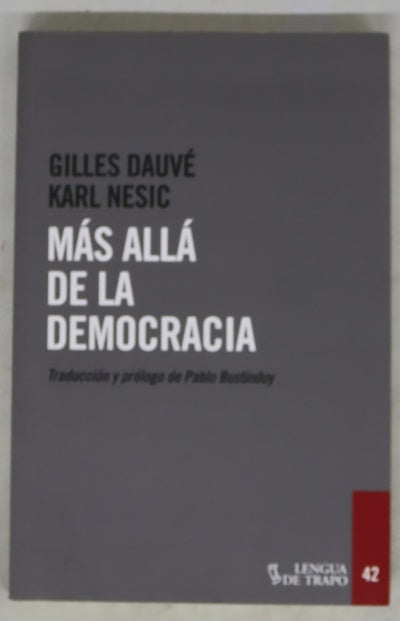 Más allá de la democracia