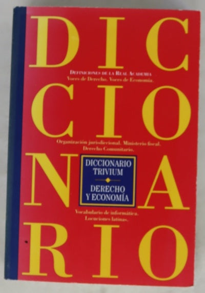 Diccionario Trivium de derecho y economía