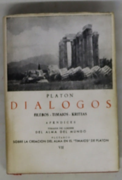 Diálogos, tomo VII: Filebos ; Timaios ; Ktitias
