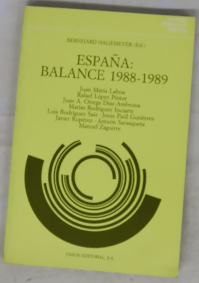 España: balance 1988-1989