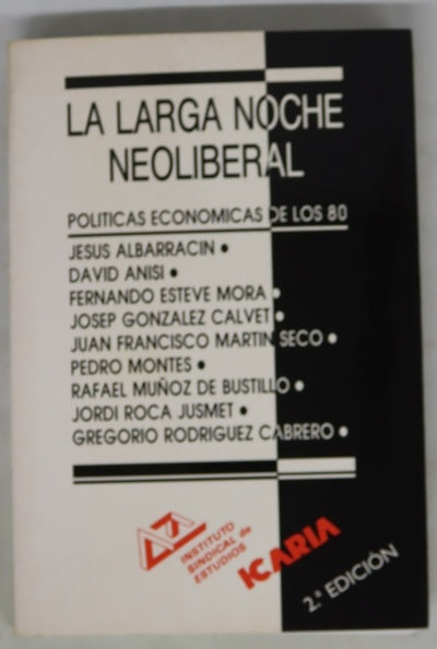 La larga noche neoliberal políticas económicas de los ochenta