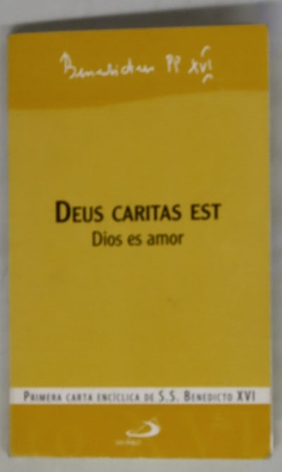 Deus caritas est Dios es amor