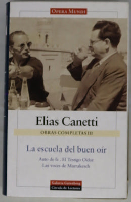 La escuela del buen oír Obras completas, tomo III