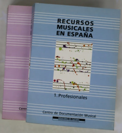 Recursos musicales de España directorio de la base de datos de igual nombre residente en la red informática del Centro de Documentación Musical