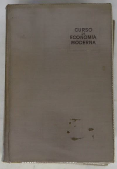 Curso de Economía moderna