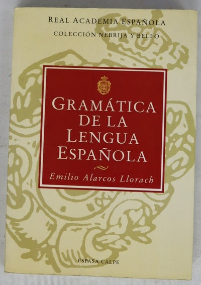 Gramática de la lengua española