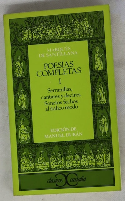 Poesías completas, tomo I