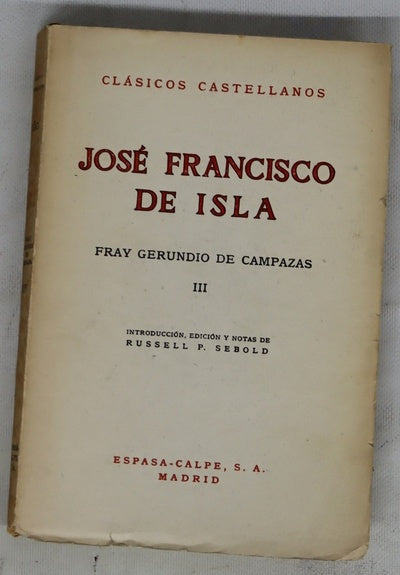 Fray Gerundio de Campazas, tomo III