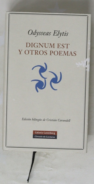 Dignum est y otros poemas