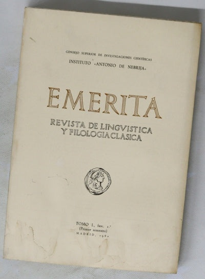 Emerita: Revista de lingüística y filología clásica L