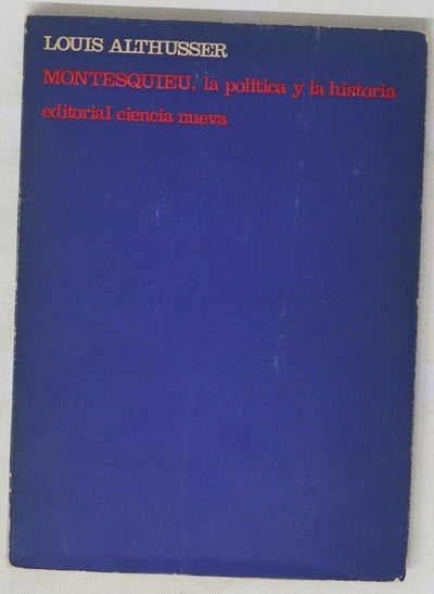 Montesquieu, la política y la historia
