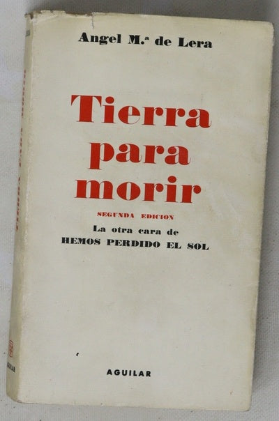Tierra para morir Novela
