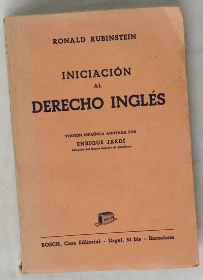 Iniciación al derecho ingles
