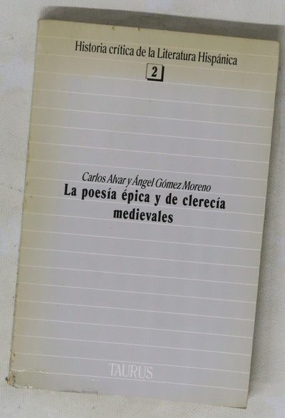 La poesía épica y de clerecía medievales