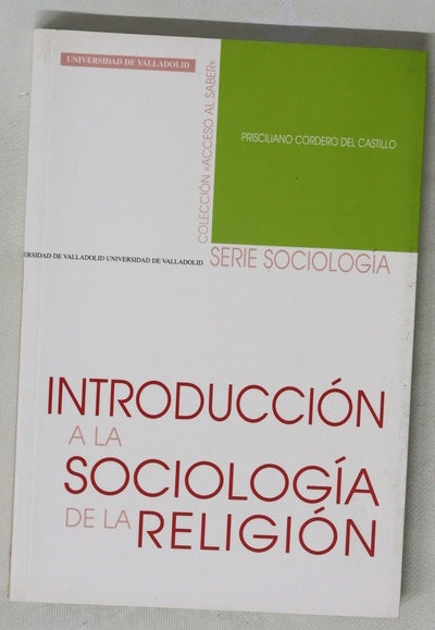 Introducción a la sociología de la religión