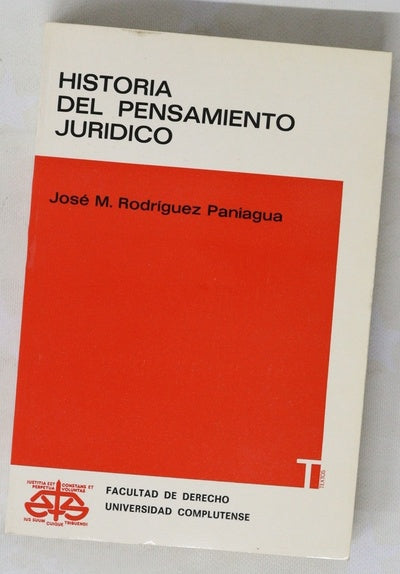 Historia del pensamiento jurídico