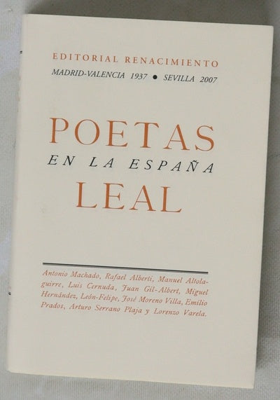 Poetas en la España leal