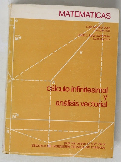Cálculo infinitesimal y análisis vectorial