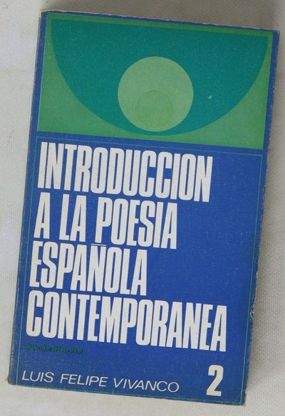 Introducción a la poesía española contemporánea 2
