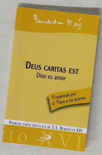 Deus caritas est Dios es amor