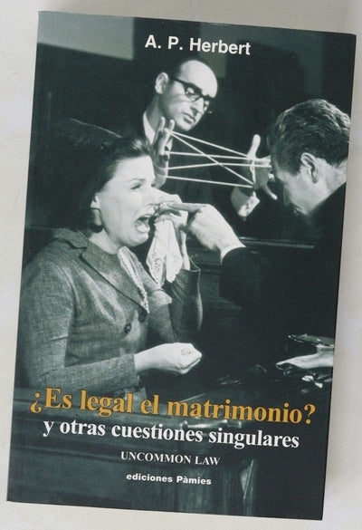 ¿Es legal el matrimonio? y otras cuestiones singulares uncommon law
