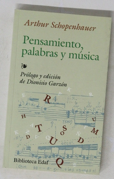 Pensamiento, palabras y música
