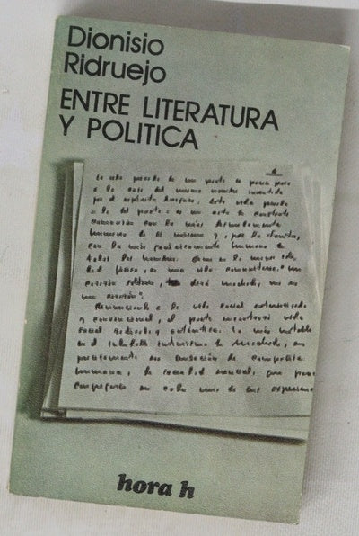 Entre literatura y política