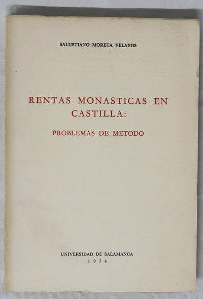 Rentas monasticas en Castilla