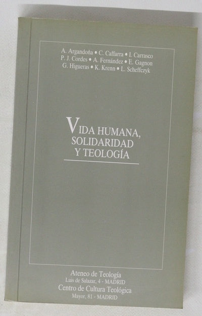 Vida humana, solidaridad y teología
