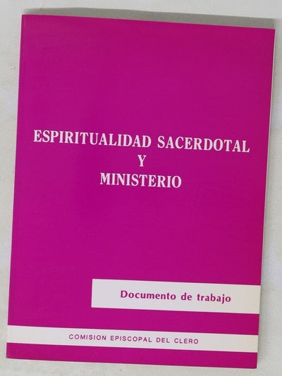 Espiritualidad sacerdotal y ministerio documento de trabajo
