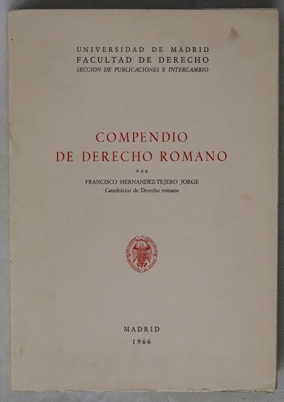 Compendio de Derecho romano