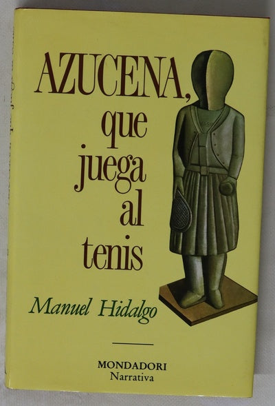 Azucena, que juega al tenis