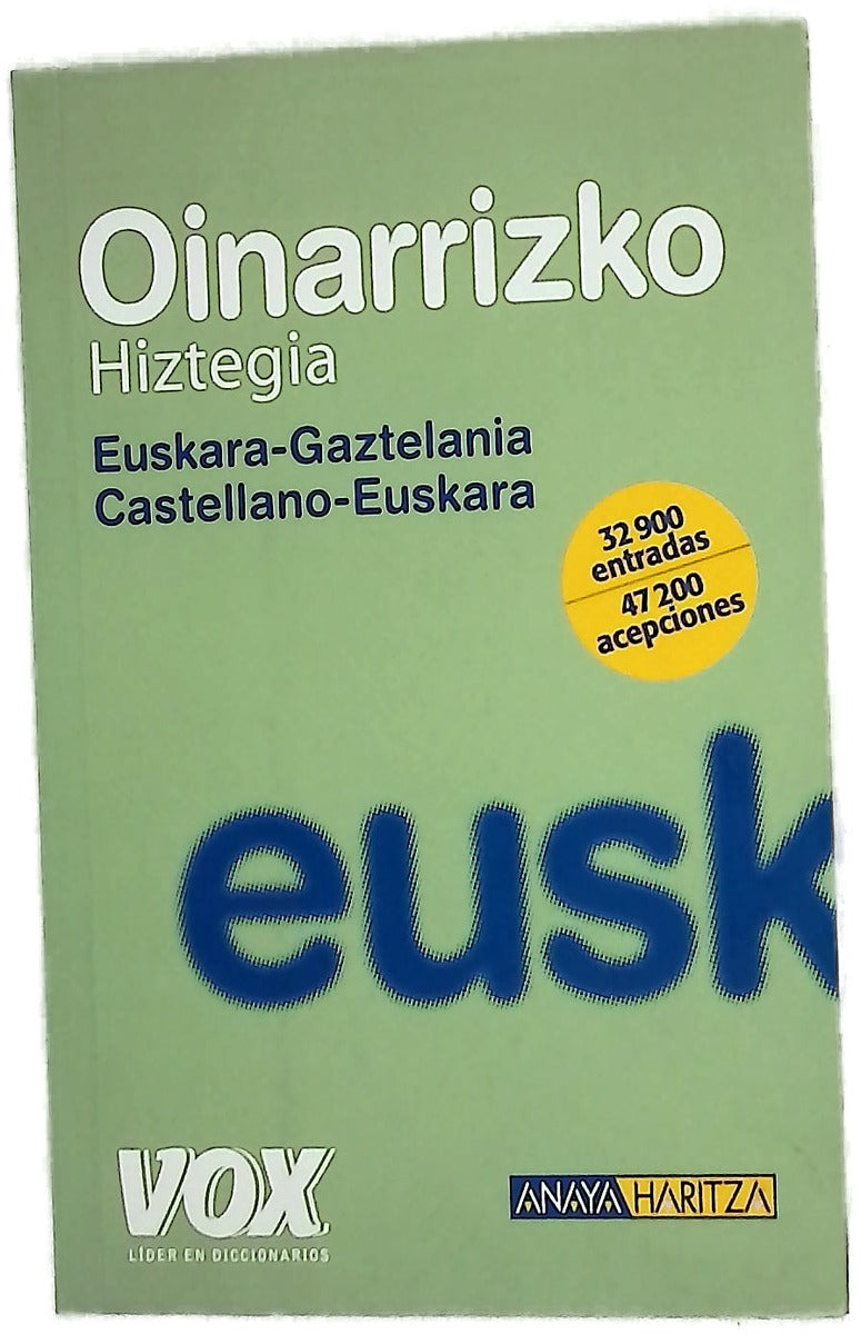 Oinarrizko hiztegia euskara-gaztelania, castellano-euskara
