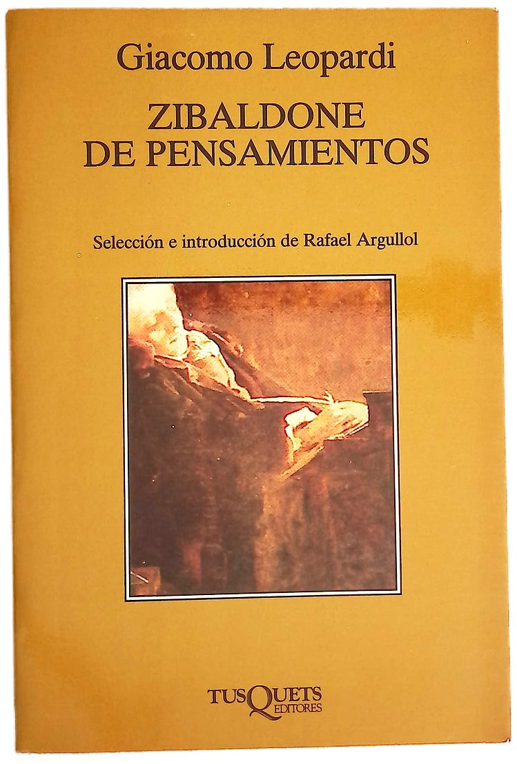 Zibaldone de pensamientos una antología