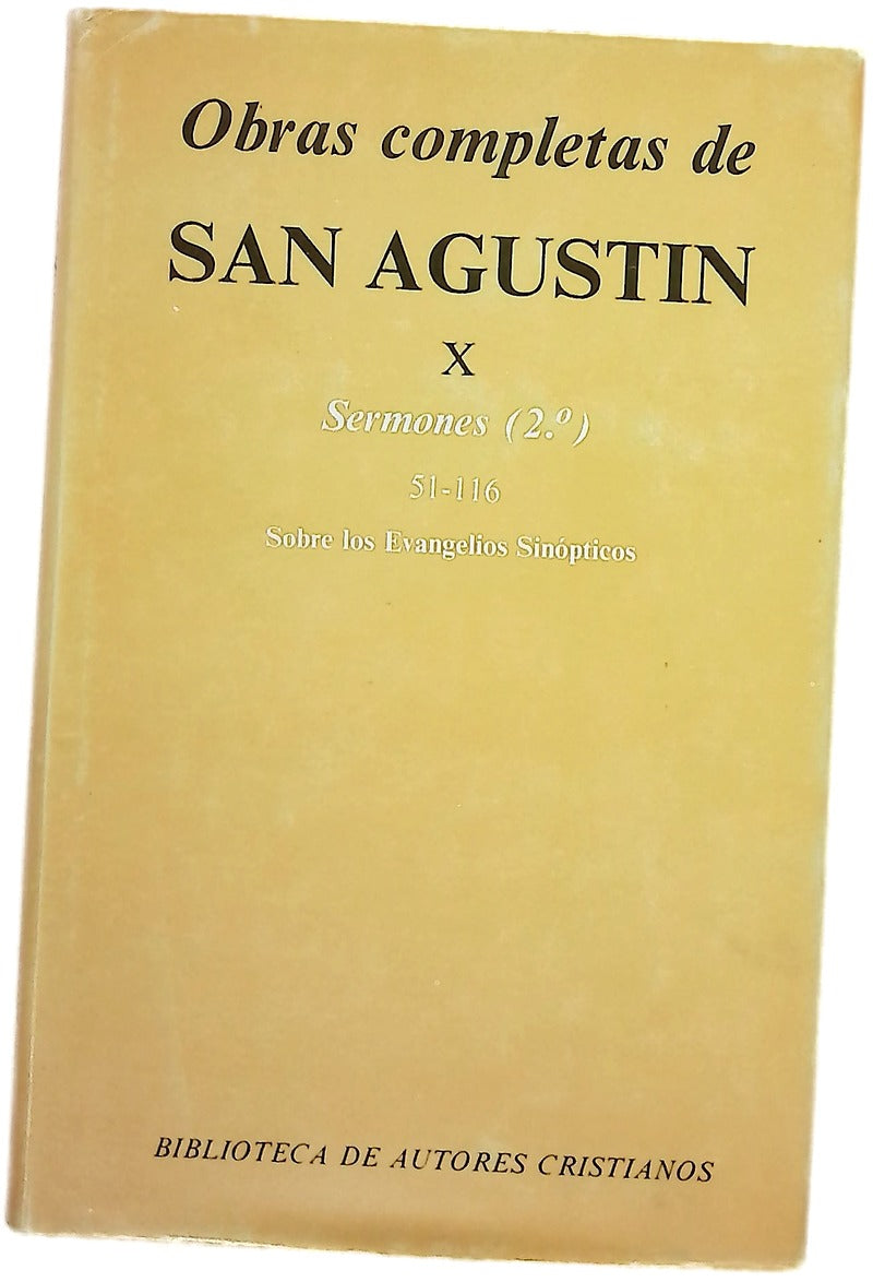 Obras completas de San Agustín, tomo X: Sermones (2ª)