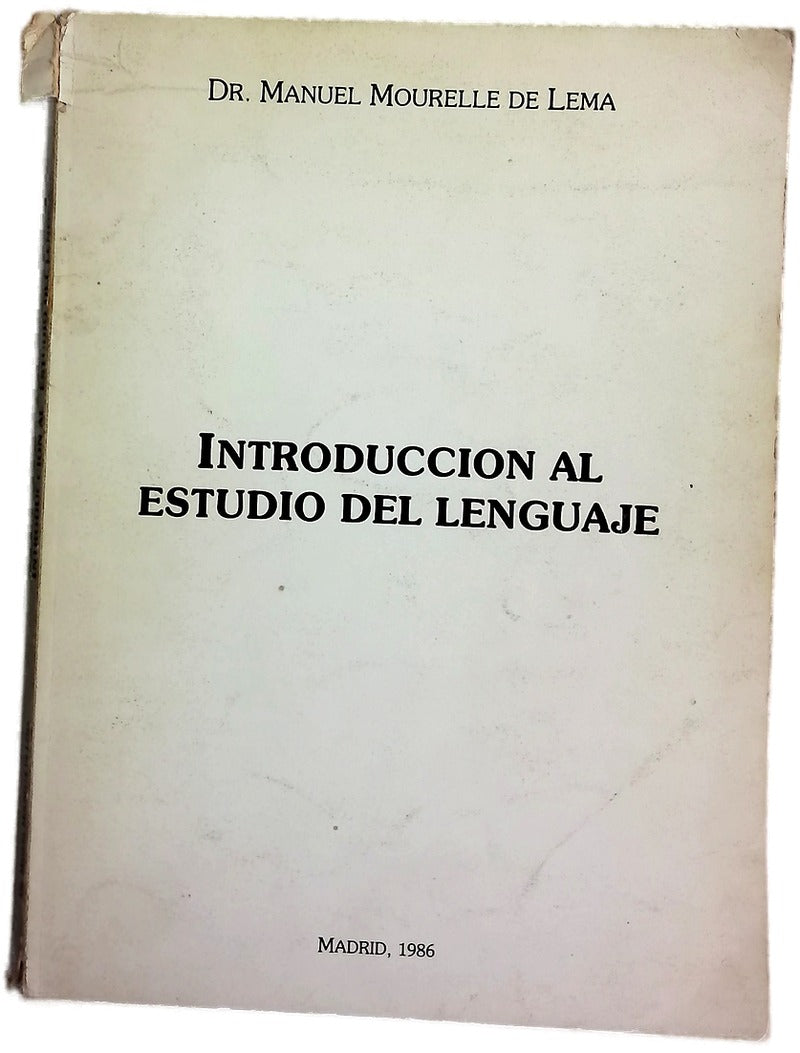 Introducción al estudio del lenguaje