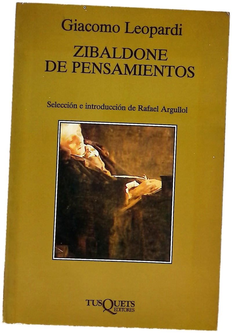 Zibaldone de pensamientos una antología