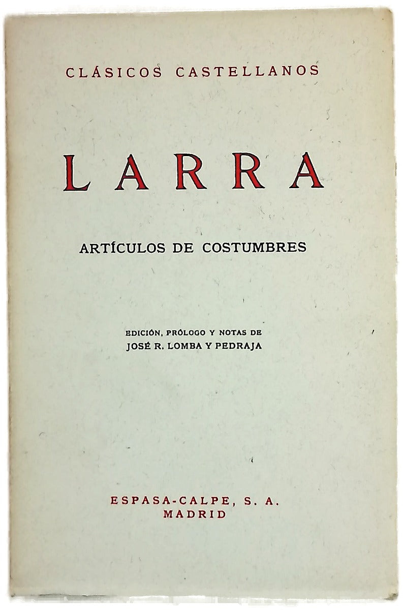 Artículos de costumbres