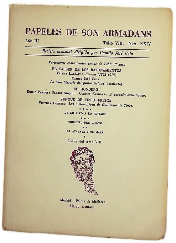 Papeles de Son Armadans, tomo VIII, número XXIV